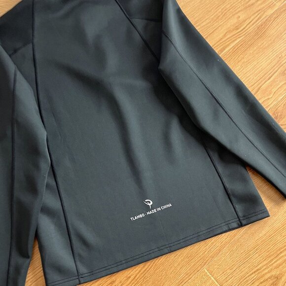 Kolon Sport Black Half-Zip Long-Sleeved Top - Picture 4 of 5